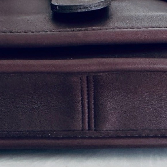 COACH VINTAGE MAHOGANY BROWN STATION BAG  K4 1994 vintage bag - Picture 3 of 10